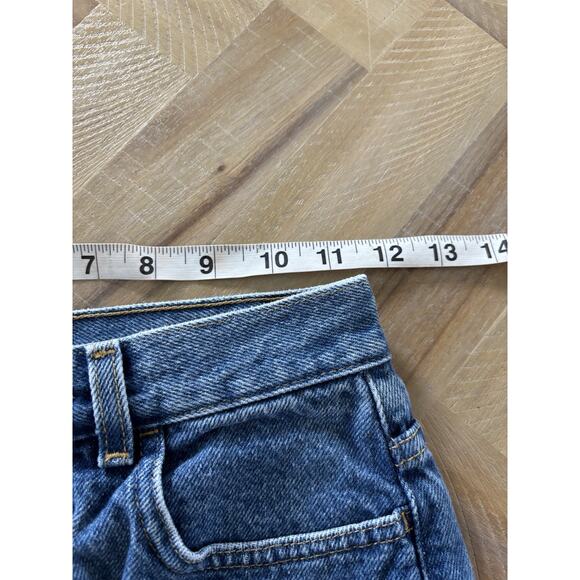 Vintage Polo Jeans Co. Ralph Lauren Jean Shorts Boys 8 Denim Blue Carpenter Y2k - Picture 6 of 7